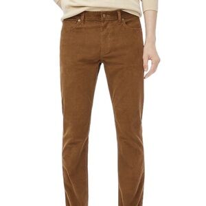 J. Crew Flex Slim Fit Corduroy Pants Men's Size 30X30 Caramel Brown